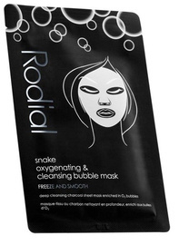 RODIAL Snake Oxygenating & Cleansing Bubble Mask 22g - rewitalizująca maseczka z niacinamidem w płachcie