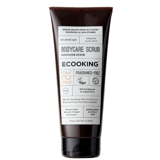 ECOOKING Bodycare scrub  200 ml- Peeling do ciała z kwasem glikolowym