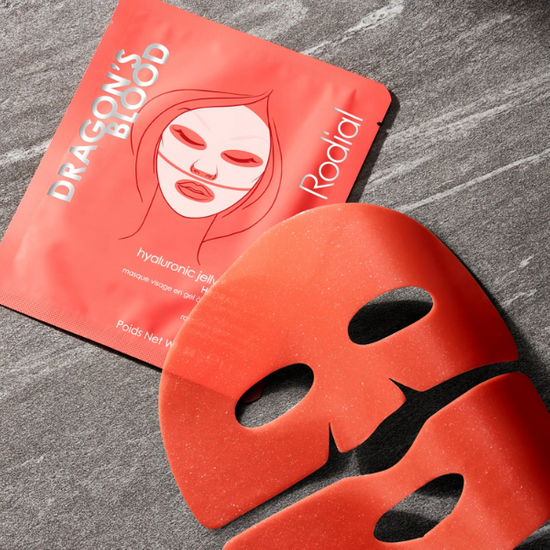 RODIAL Dragon's Blood Hylauronic Jelly Face Mask 1 szt. - wygładzające i wypełniające zmarszczki żelowe maseczka  w płachcie
