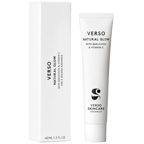 VERSO Natural Glow 40 ml- Krem rozświetlający na dzień z witaminą C i Bakuchiolem