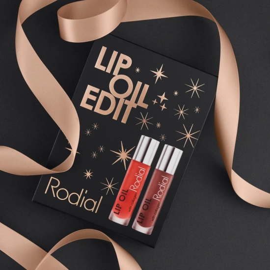 RODIAL Lip Oil Edit Kit 2025 -  świąteczny zestaw do pielęgnacji ust