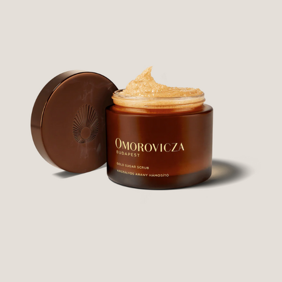 OMOROVICZA Gold Sugar Scrub 200ml - luksusowy peeling z cukrem trzcinowym i koloidalnym złotem