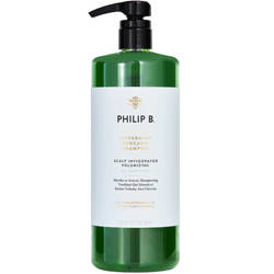 PHILIP B  Peppermint & Avocado Shampoo 947 ml - oczyszczający i zwiększający objętość szampon z miętą pieprzową, wersja z pompką MEGA HIT