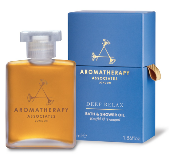 AROMATHERAPY ASSOCIATES Deep Relax Bath And Shower Oil 55ml - głęboko relaksujący olejek do kąpieli HIT