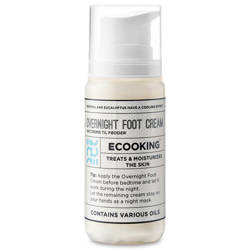 ECOOKING   Overnight Foot Cream 100ml - wygładzający krem do stóp na noc z 15% mocznikiem i kwasem mlekowym