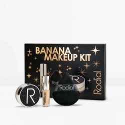 RODIAL   Banana Makeup Kit 2025 - świąteczny zestaw makijażowych mini bestsellerów