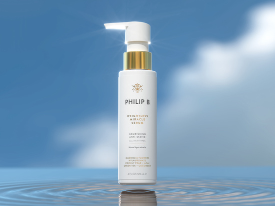 PHILIP B Weightless Miracle Serum 120ml - serum do włosów 4 w 1 zapobiegające puszeniu się