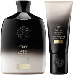 ORIBE Zestaw Gold Lust Repair & Restore 250ml & 200 ml - szampon i odżywka regenerujące i odmładzające zniszczone włosy