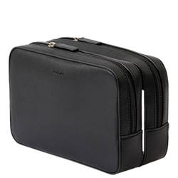 NUORI  Sideway Travel Case Set (Black) - zestaw dwóch kosmetyczek połączonych magnesami