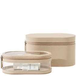 NUORI  Getaway Travel Case Set (Neutral) - zestaw dwóch kosmetyczek