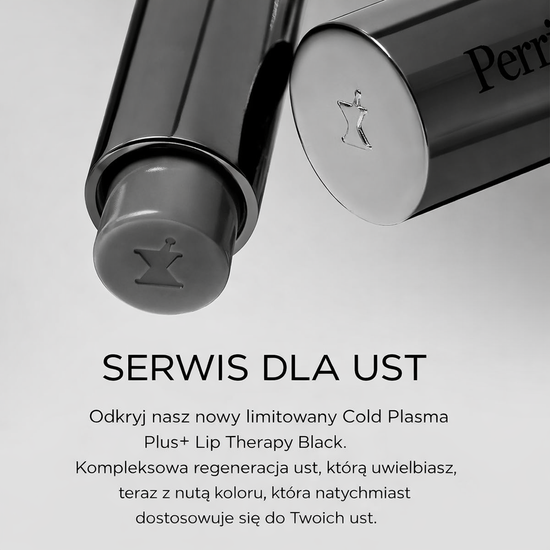 Perricone MD Cold Plasma Plus+ Lip Therapy Black 4.5g - pomadka do ust z peptydami i kwasem hialuronowym