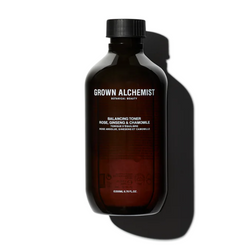 GROWN ALCHEMIST Balancing Toner 200ml- nawilżający tonik z różą, żeń-szeniem i rumiankiem HIT