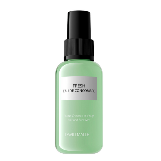 DAVID MALLETT Fresh Eau de Concombre 50ml - nawilżająca mgiełka do włosów i twarzy z kwasem hialuronowym