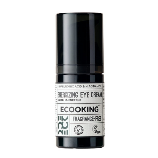 ECOOKING   Energizing Eye Cream 15ml - naprawczy krem pod oczy z kwasem hialuronowym i  niacynamidem