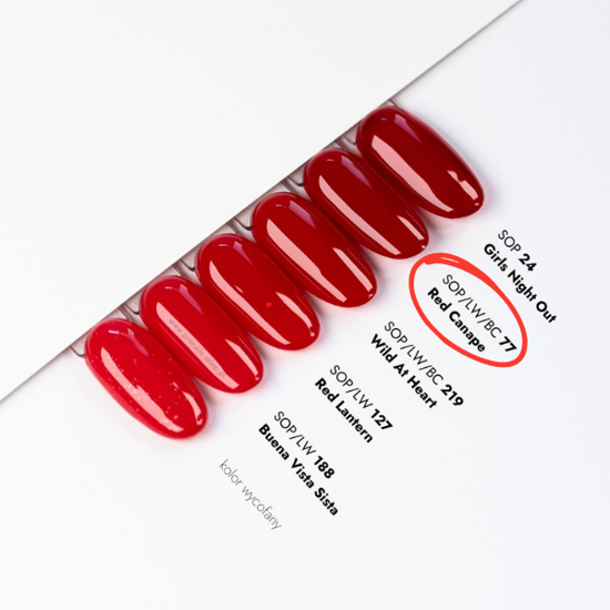 PRONAILS Longwear 10ml - lakier do paznokci  o przedłużonej trwałości / red canape 77