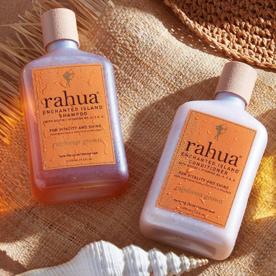 RAHUA Zestaw Enchanted Island Conditioner & Shampoo 275ml- regenerująco-rozświetlający szampon i odżywka